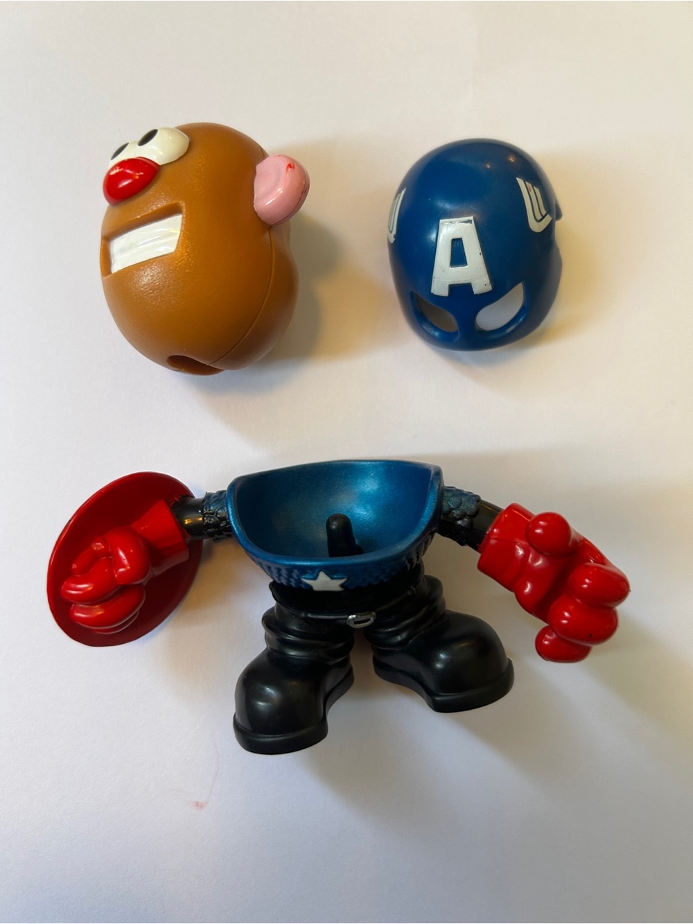 2015 Mr. Potato Head MARVEL Mixable Mashable Heroes AVENGERS complete set - Picture 12 of 13